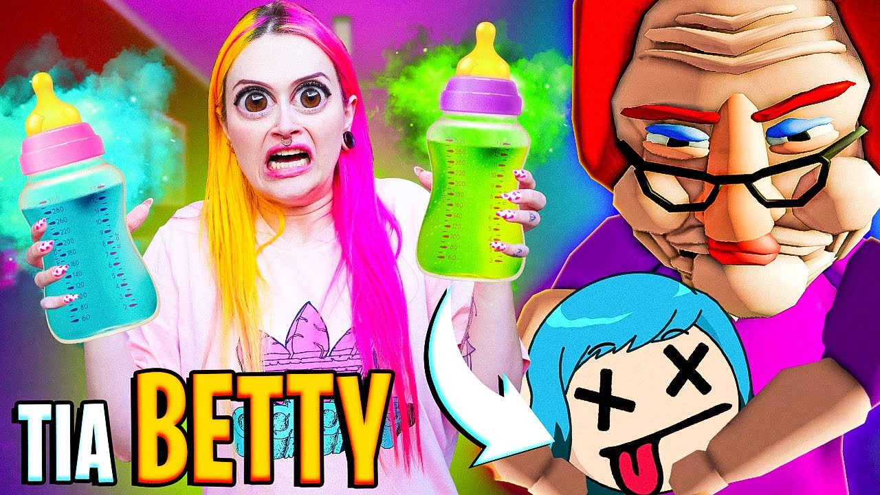 NUNCA TOME A MAMADEIRA DA TIA BETTY 💀 ROBLOX Escape Betty's Nursery ( Alec GO! )