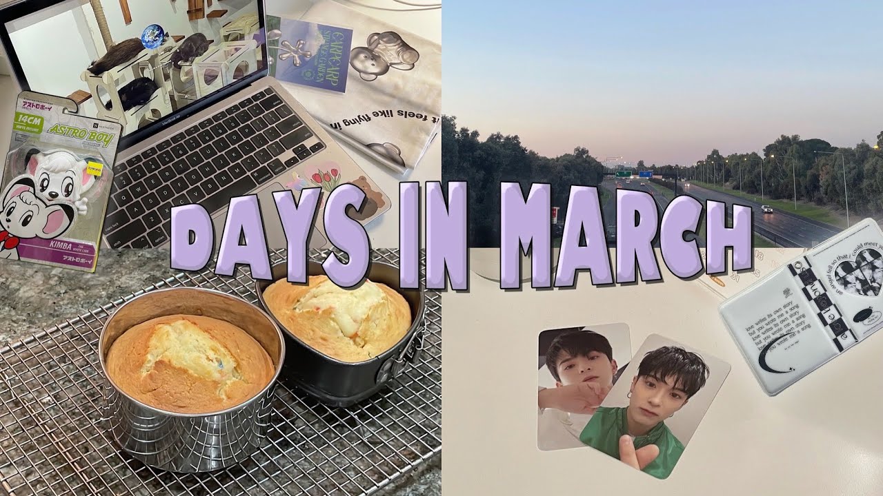 s3 vlog🍂days in march, baking a cake, setting autumn goals and catching up