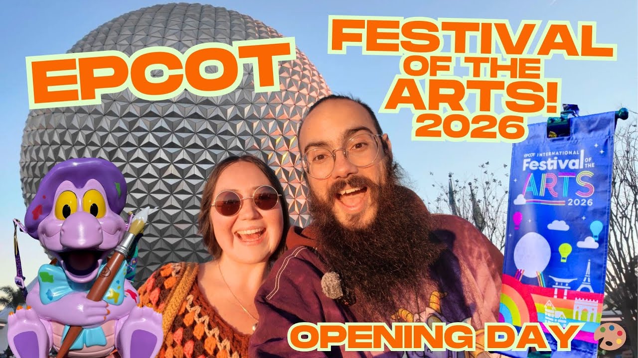 День открытия фестиваля искусств EPCOT 🎨 Фуд-корты, произведения искусства и пиво с васаби!