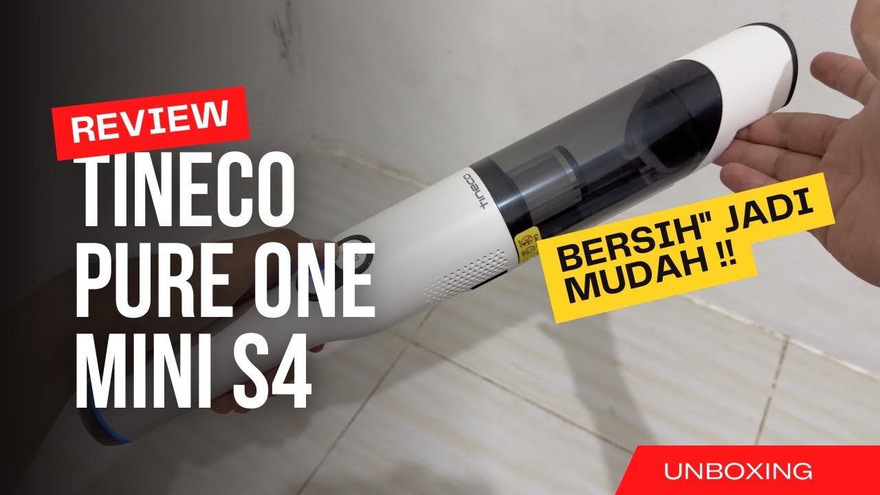 Vacuum Cleaner Tanpa Kabel, Ringan dan Mudah dibawa! Tineco Pure One Mini S4