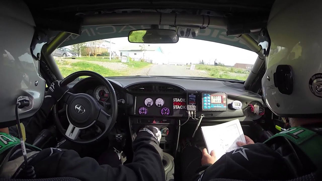 Targa Newfoundland Trinity North Stage 2014 in a Scion FR-S