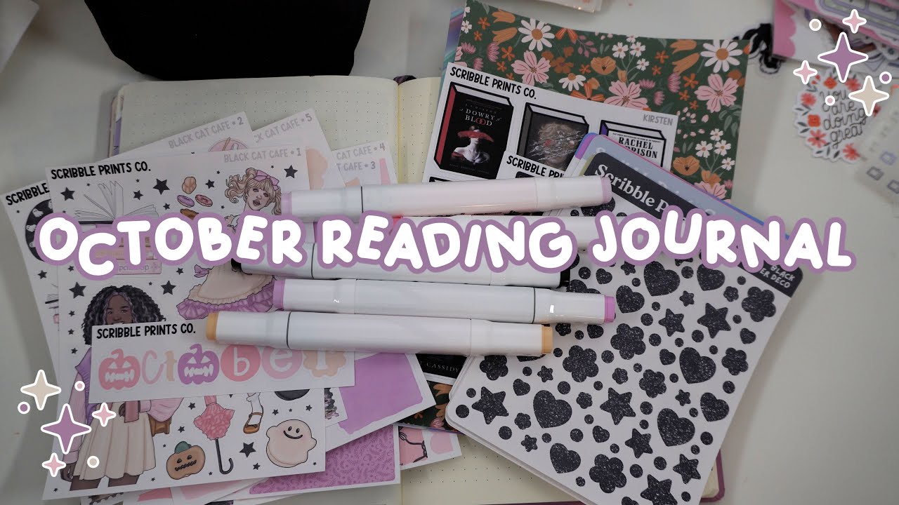 October Reading Journal Set Up ✏️👻 journal with me