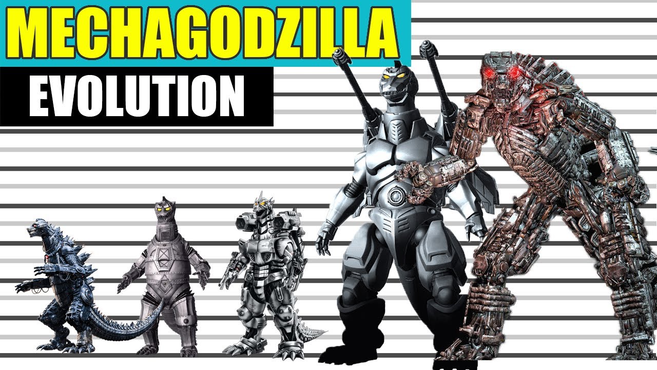 Evolution of Mechagodzilla (1974-2021) | Size comparison