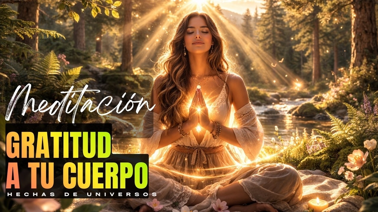 Meditación DIARIA de Amor y GRATITUD a tu cuerpo.