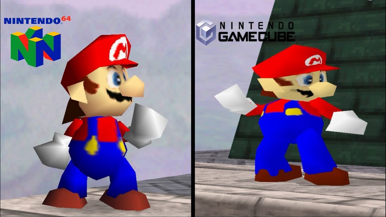 Super Smash Bros: Nintendo 64 Original vs Gamecube Melee 64 Mod (HD)