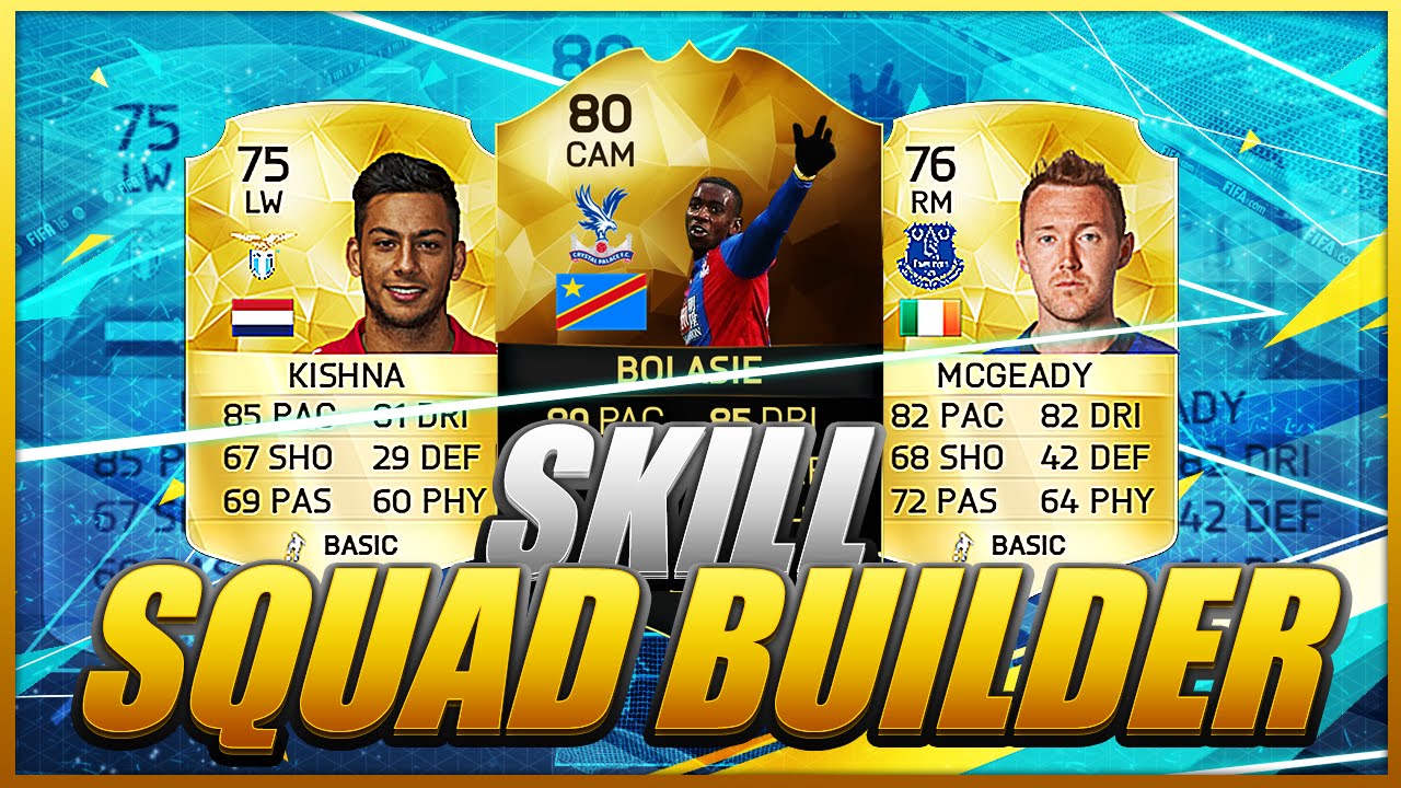 FIFA 16 INSANE SKILL SQUAD BUILDER ft. IF Bolasie / Deadly 5 Star Skiller Trio / Ultimate Team