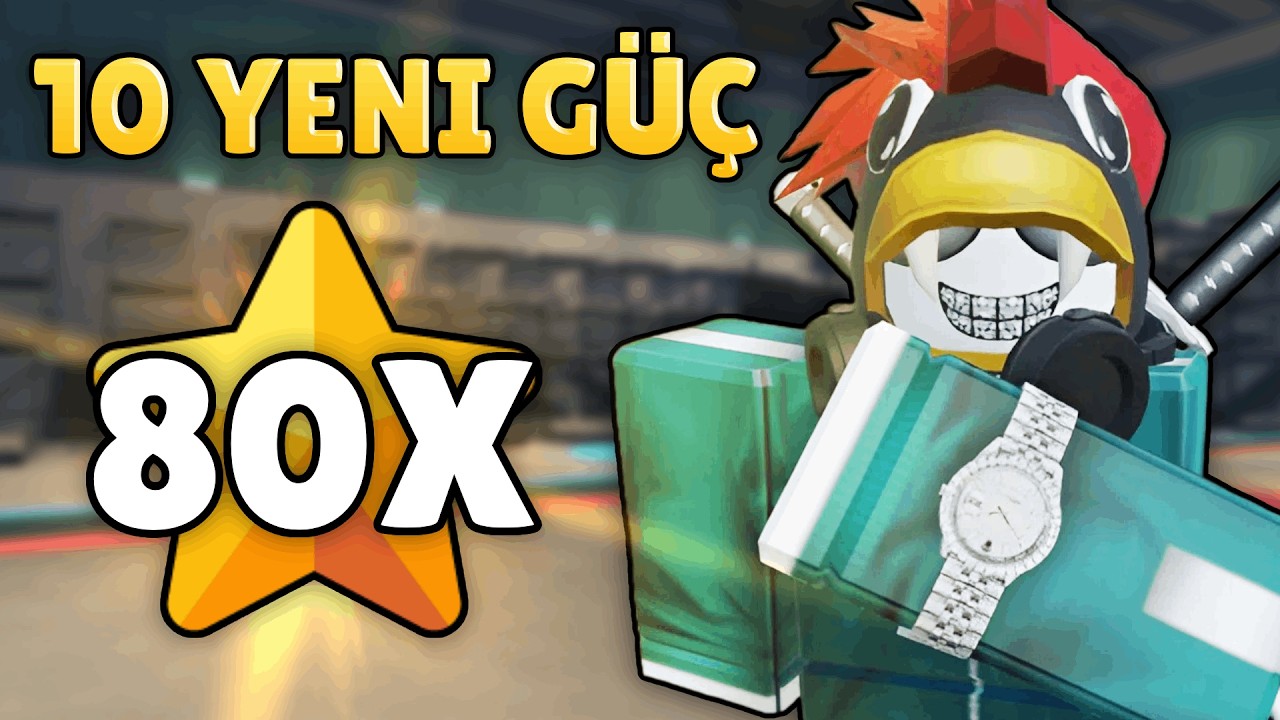 10 YENİ GÜÇ GELDİ! 80 POWER ROLL ÇEVİRDİM! - Roblox Ink Game Türkçe