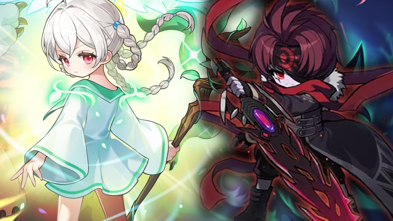 Maplestory M : Lynn solo Hard Damien with 107k HP no died.