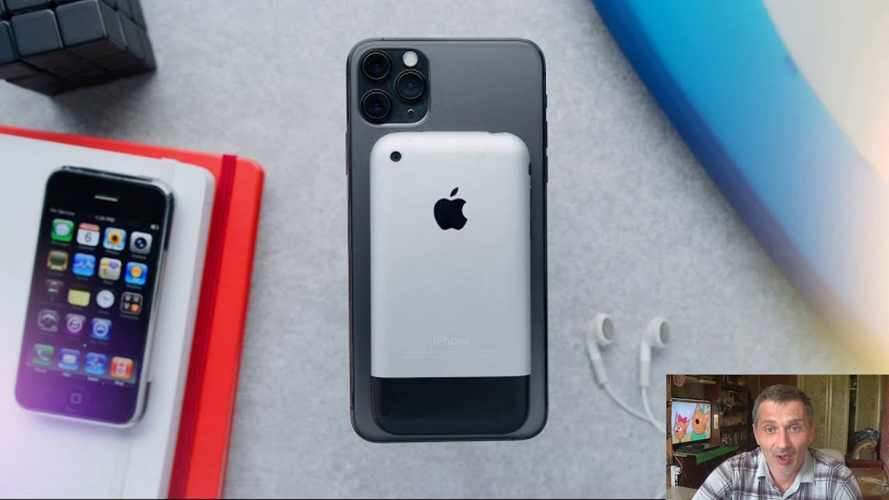 Самый первый iPhone сравнили с новейшим iPhone 11 Pro