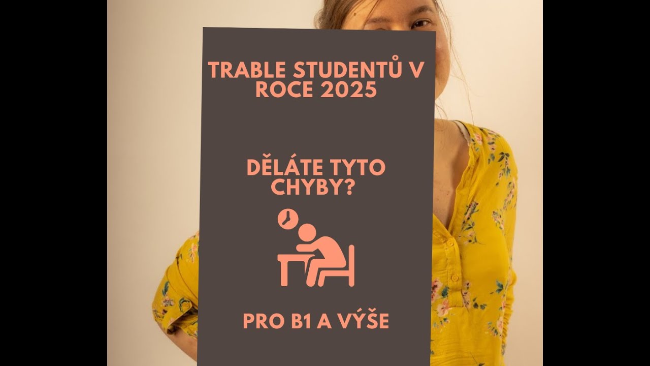 Německý videotip: Věty se 3 slovesy - jak se z nich nezbláznit?