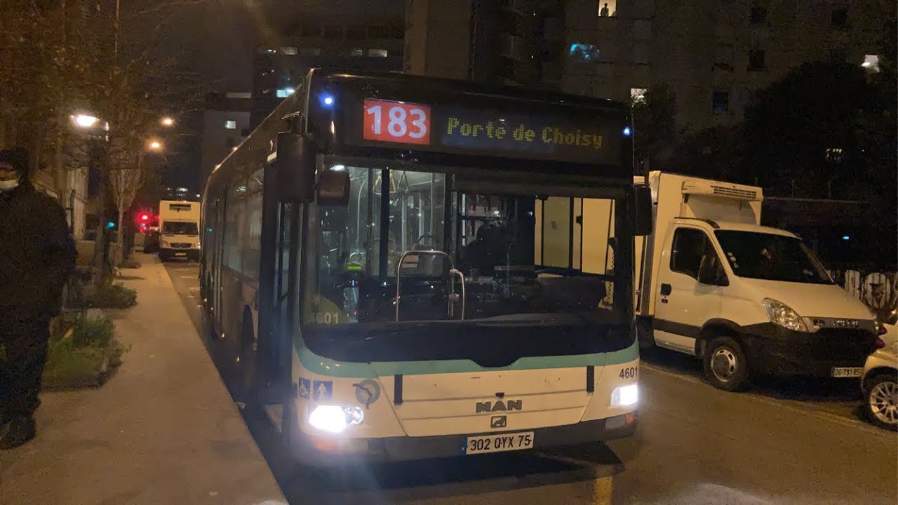 Ligne 183 — Man Lion’s City G RATP BUS | 4601