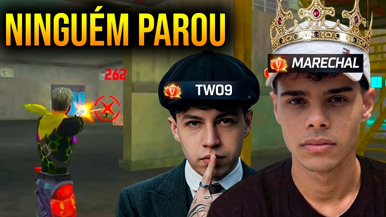 NINGUÉM PAROU - O DUO MAS APELÃO DA HISTORIA DO FREE FIRE! MARECHAL E TWO9 AMASSOU GERAL NESSE AP! N