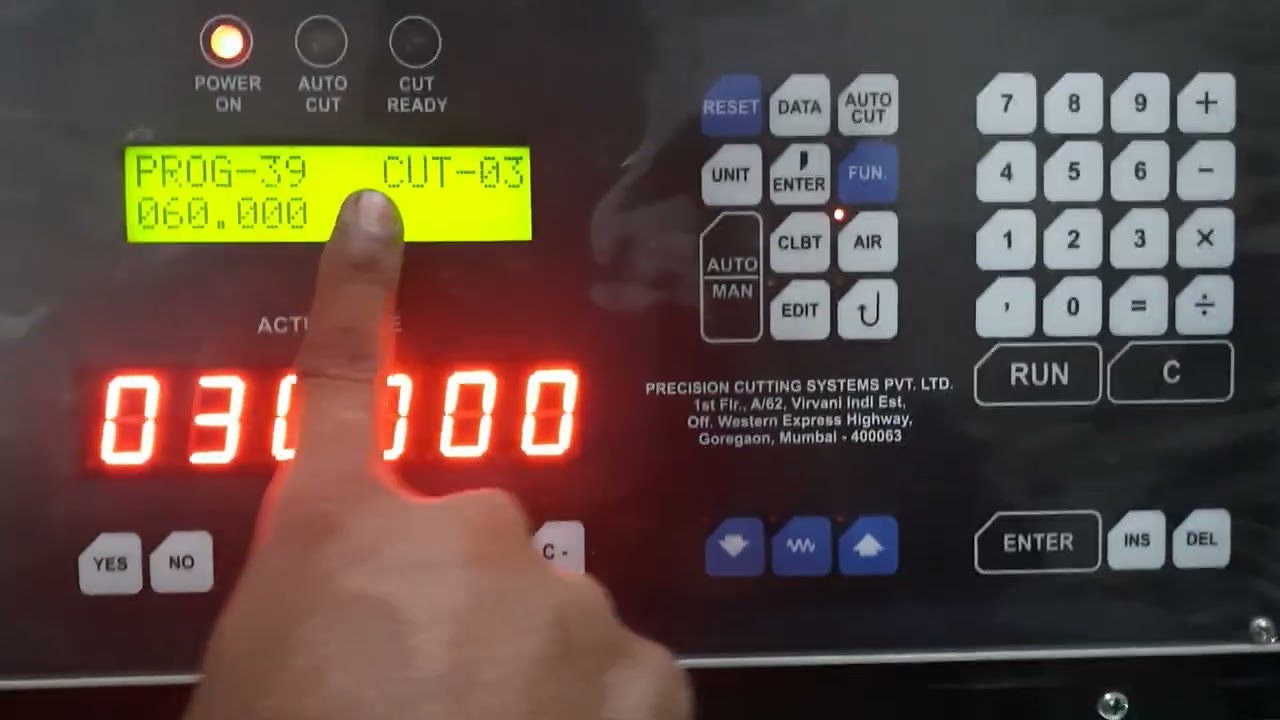 accucut program basic how to operating