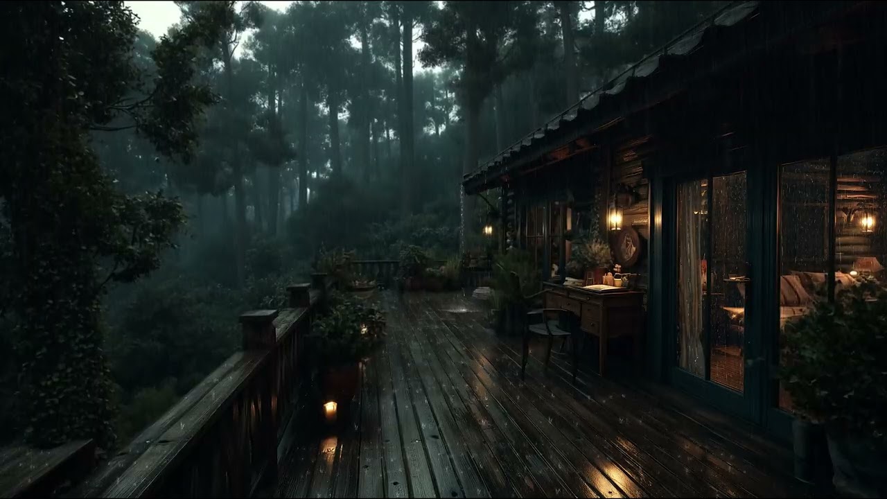 Лесной дождь для тихой ночи | Глубокий сон, спокойный ум и снятие стресса