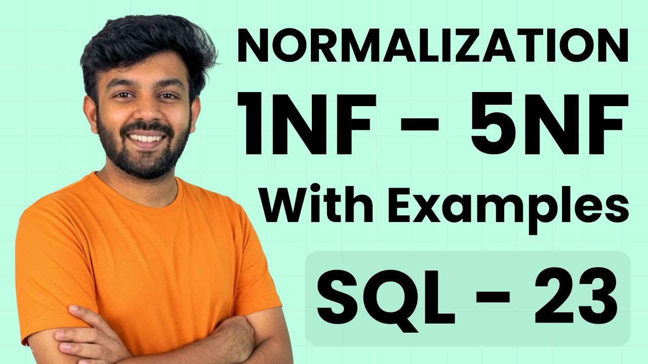 Normalization Explained with Examples 1NF - 5NF  | SQL Mastery Ep- 23 | code io - Tamil