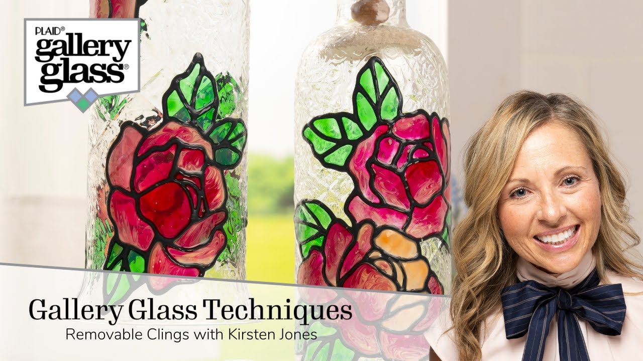 Gallery Glass Removable Cling Technique with Kirsten Jones