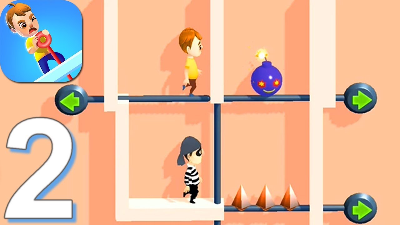 Pin Pull - Gameplay Walkthrough Part 2 Levels 41-75 (Android)