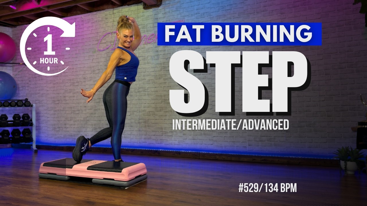 60 MIN STEP AEROBICS 🔥 Intermediate/Advanced |135 BPM Workout | Fun & Addicting! #529