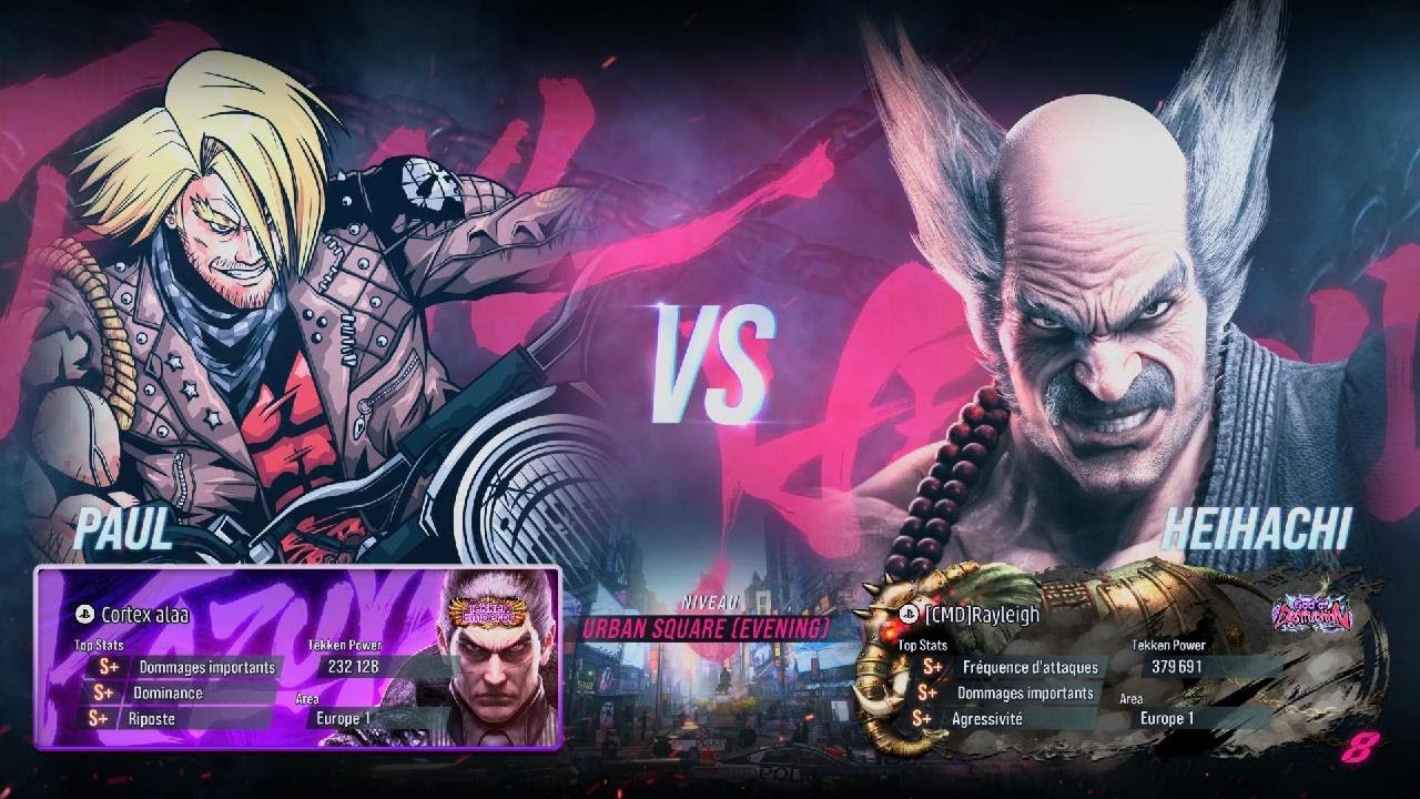 TEKKEN 8 (SEASON2) Cortex alaa (Paul) vs (Heihachi) [CMD]Rayleigh Matches