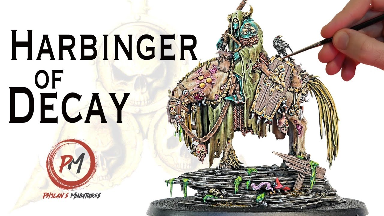 Painting the Harbringer of Decay | Warhammer Age of Sigmar | Maggotkin of Nurgle