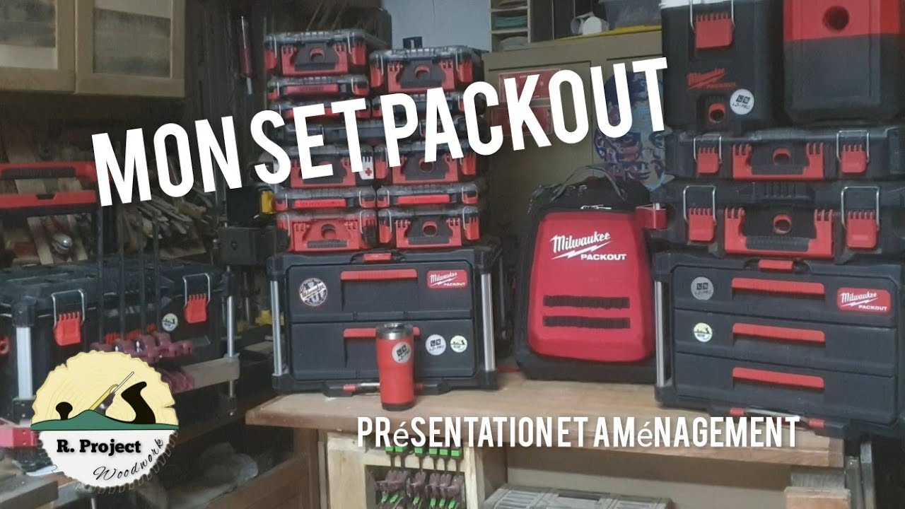 my packout set up . Présentation et aménagement de mes caisses #packout