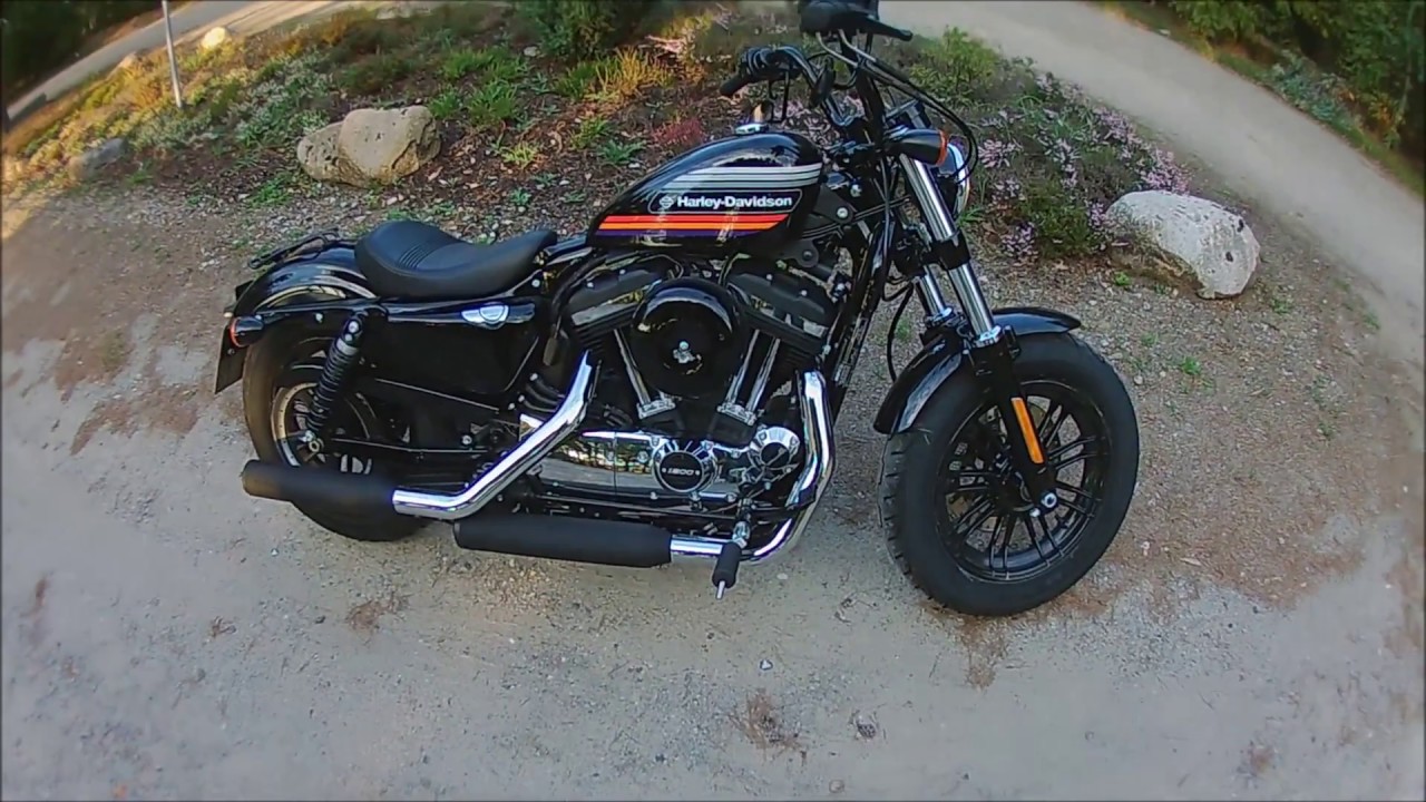 Harley Forty Eight Special mit Miller Euro4 Auspuff