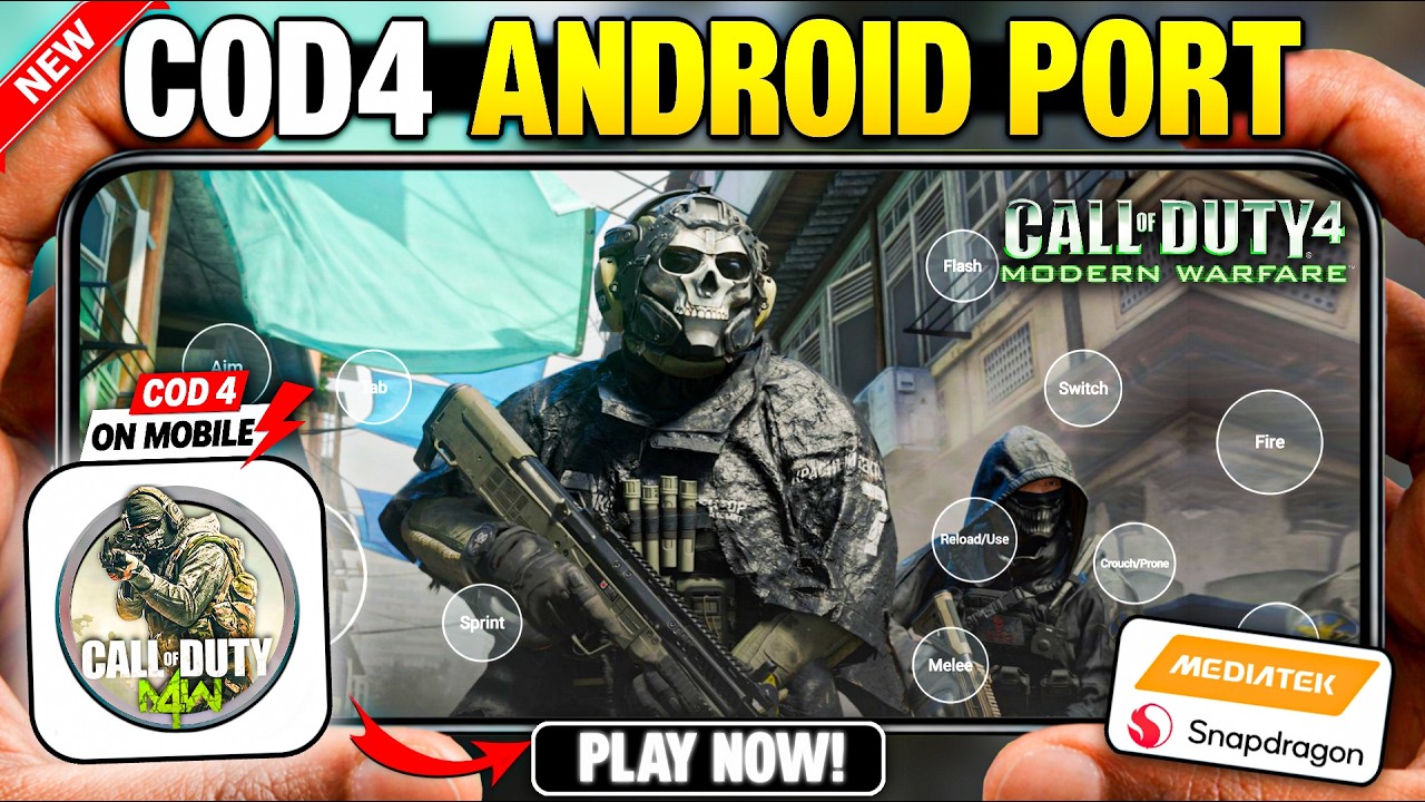 🔥 New Call of Duty 4: Modern Warfare Android Port Is HERE! 🔥 Complete Setup & Gameplay Test