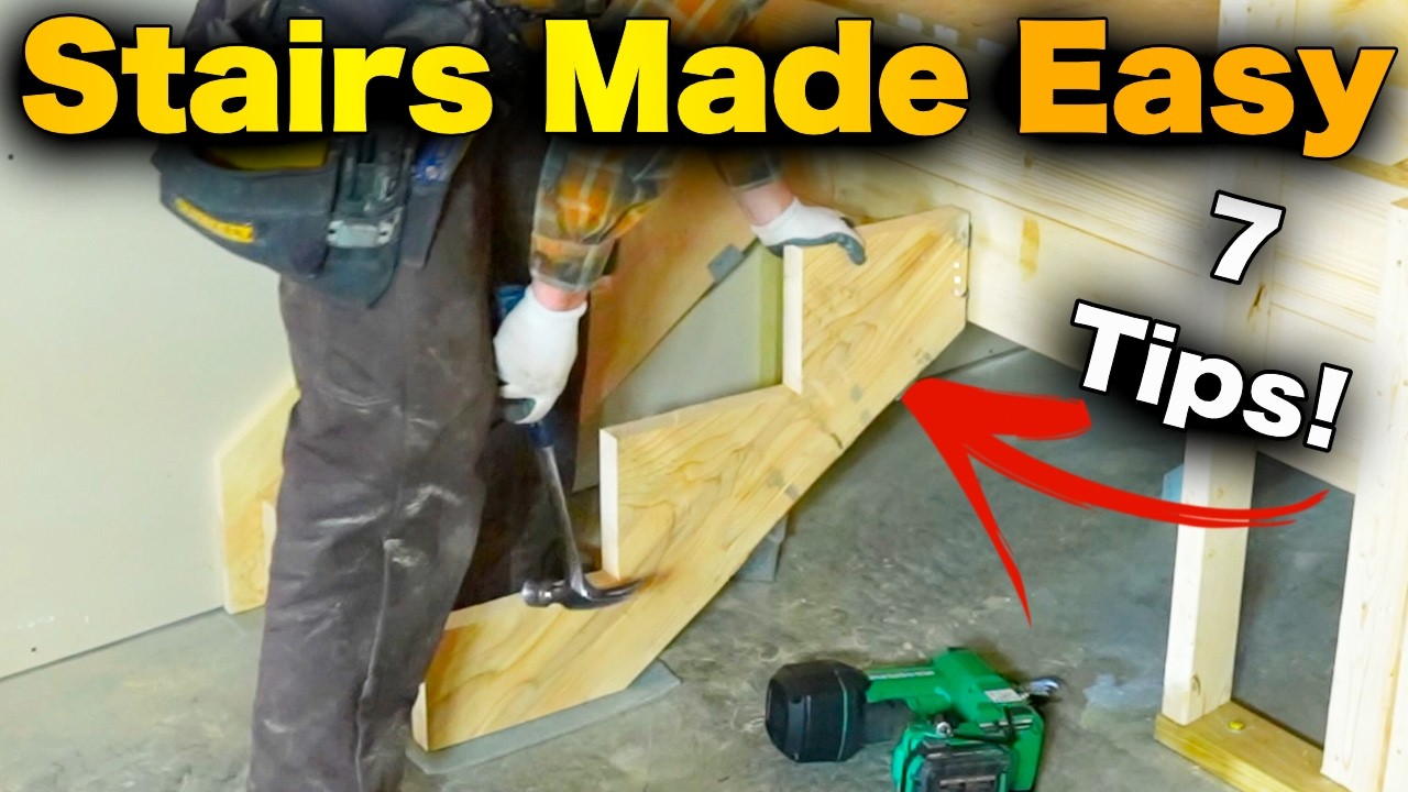 How to Build Stairs | 7 Tips Every Beginner Should Know!