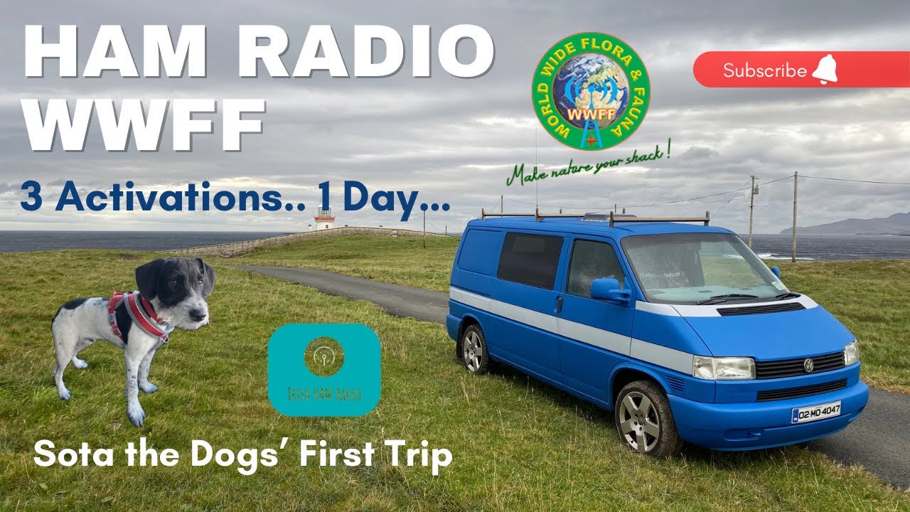 Ham Radio WWFF - Triple Activation Day With Sota the Dog
