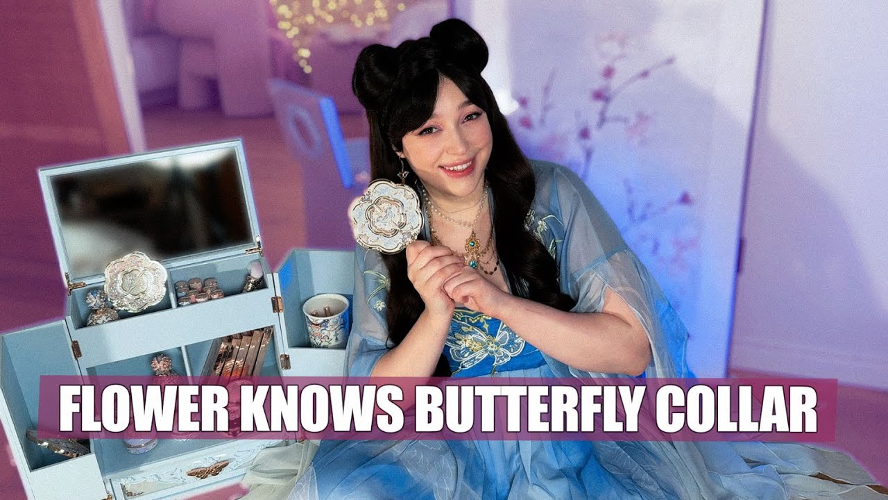 Unboxing Flower Knows Butterfly Cloud Collar