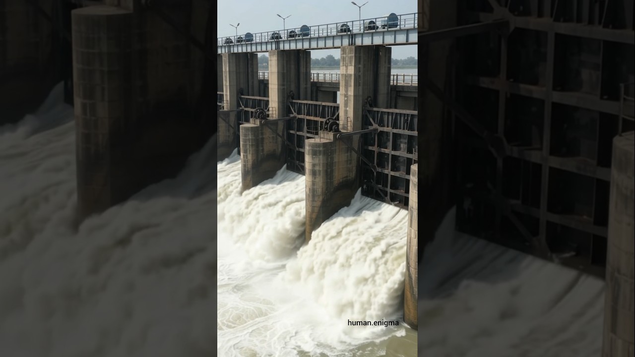 The Engineering Secret Behind India&rsquo;s Gandak Barrage 😱 #GandakBarrage #viralvideos ##DidYouKnow #fyp