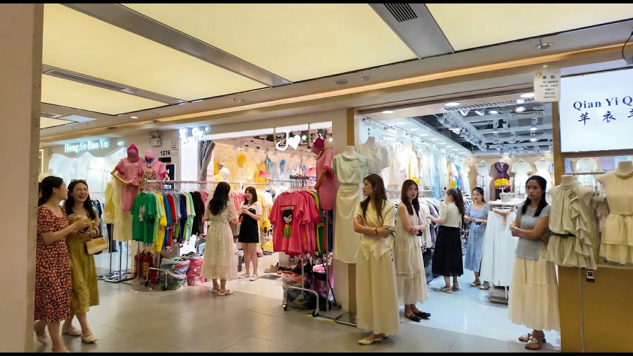 China’s Largest Fashion Wholesale Mall – Walking Through Baima Market
