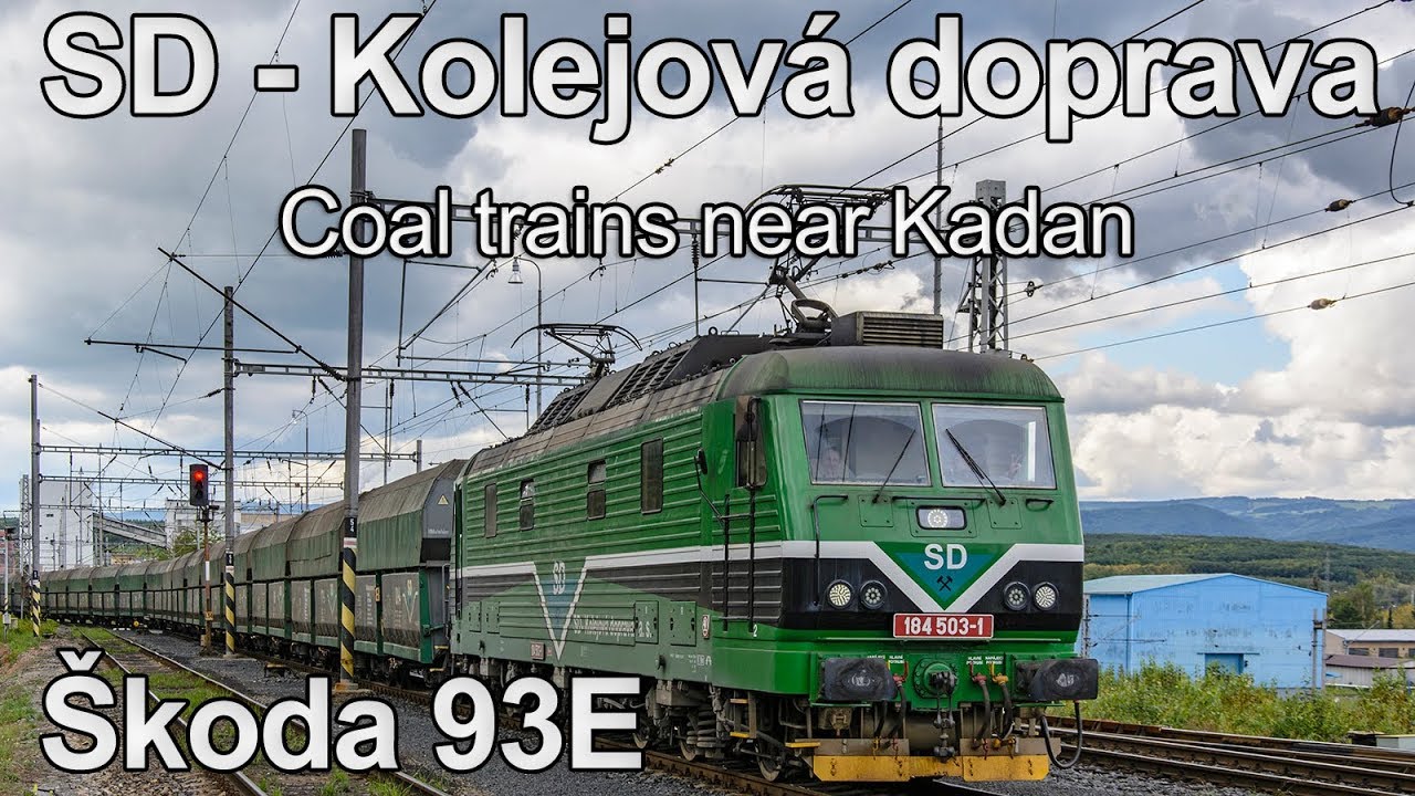 SD - KD coal trains near Kadan (CZ)