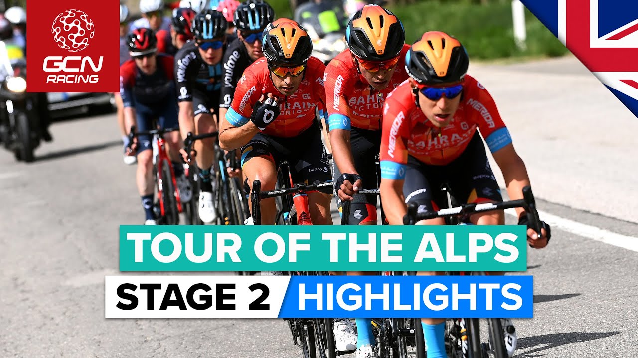 GC Contenders Battle On Technical Descent! | Tour Of The Alps 2022 Stage 2 Highlights