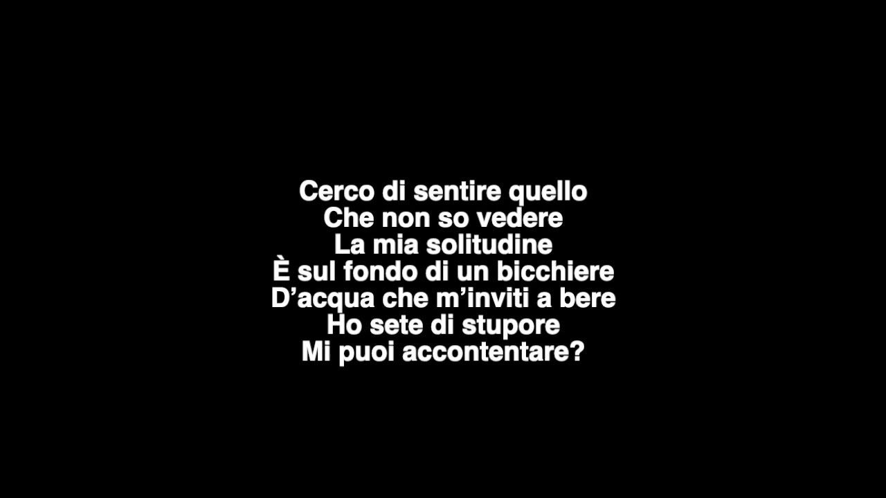 Dov'è - Le Vibrazioni lyrics