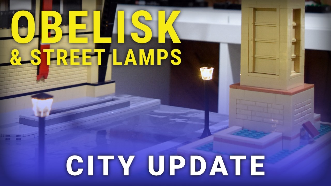 LEGO CITY UPDATE - Obelisk & Street Lamps