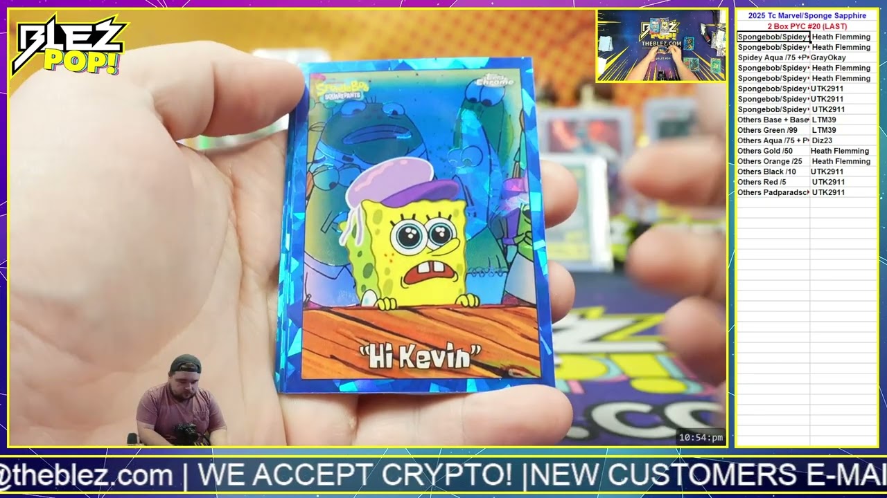 2025 TC Marvel Spongebob Sapphire 2 Box Mixer Pick Your Color #20