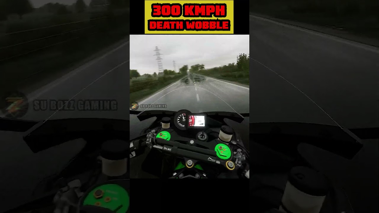 300 KMPH Death Wobble | KAWASAKI NINJA H2R | RIDE 4 #bike #ride #racing #speed #drift #crash