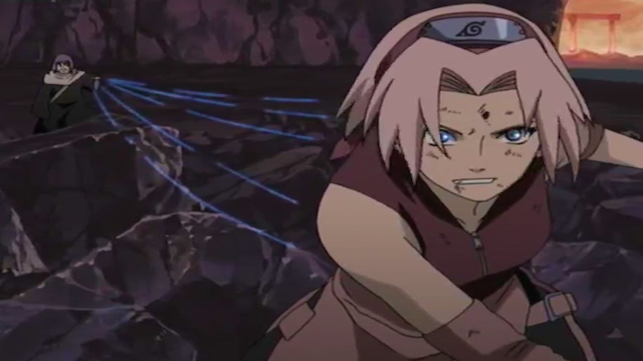 Naruto Shippuden ► Chiyo and Sakura vs Sasori 暁との死闘！チヨとサクラの共闘   [ ナルト 疾風伝 ] .