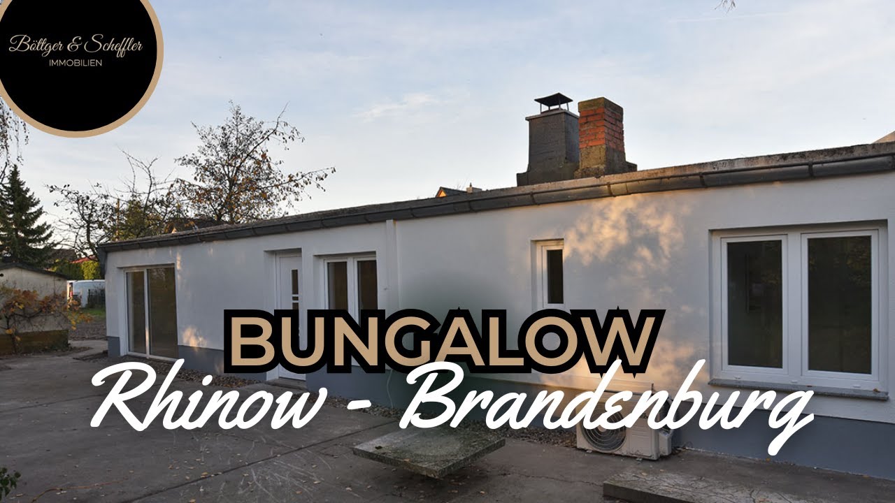Erstbezug nach Modernisierung! Altersgerechter Bungalow auf gro&szlig;em Grundst&uuml;ck in Rhinow (Havelland)