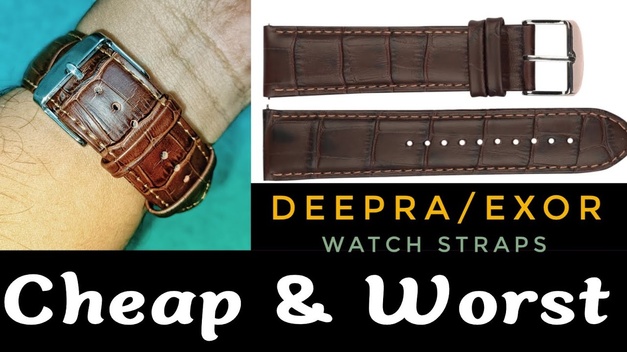 Budget cheap leather watch strap (EXOR Deepra) #watch  #strap  #review  #strap #brightlunarwatchclub