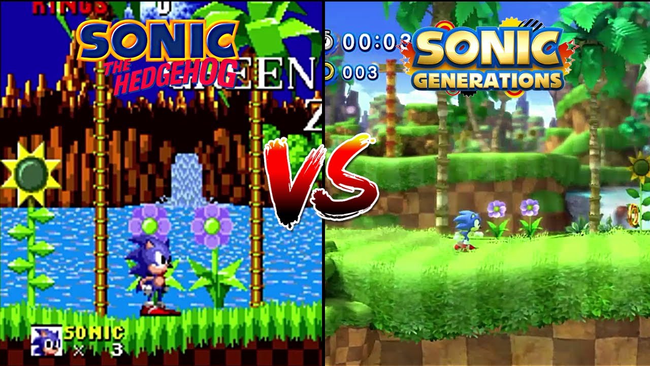 Sonic Generations Levels - Original Vs Remake
