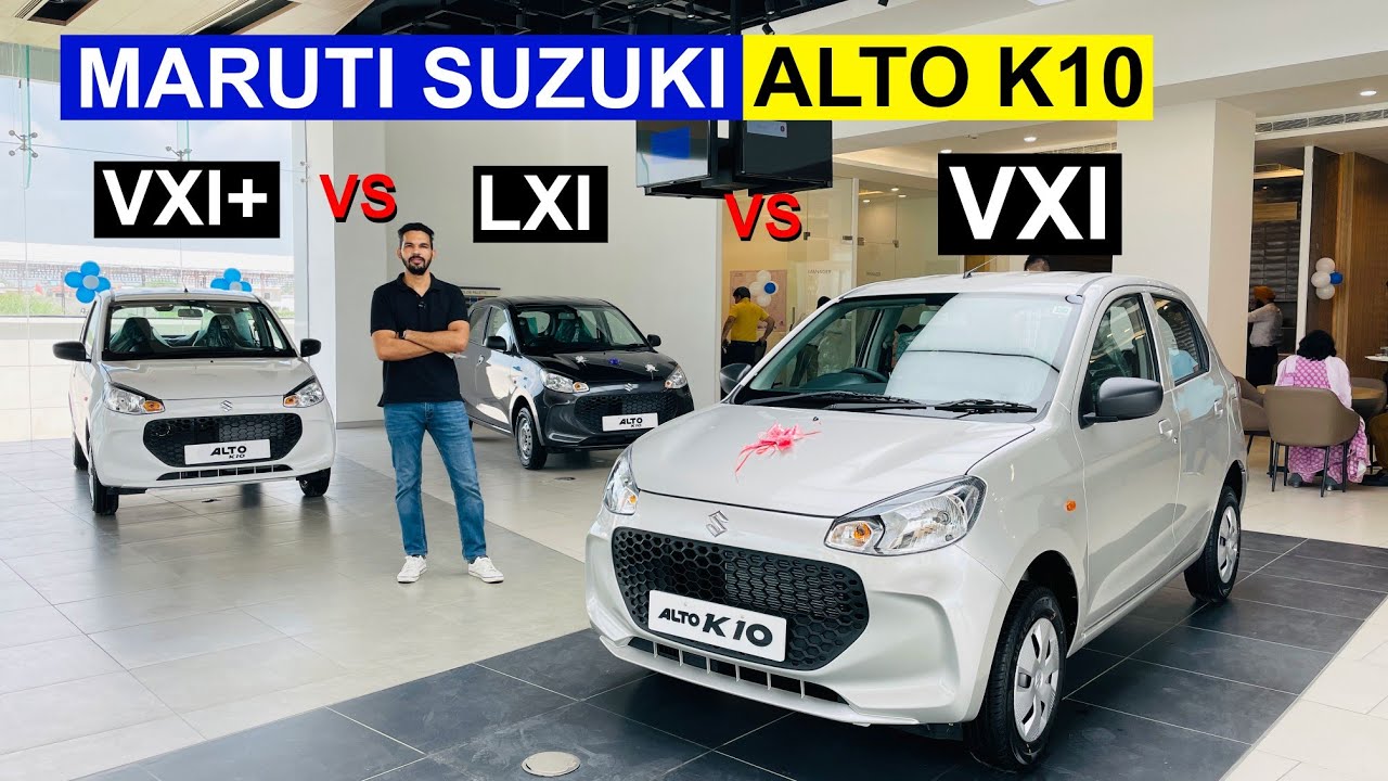 Alto K10 LXI vs VXI | Detailed Comparison | Car Quest