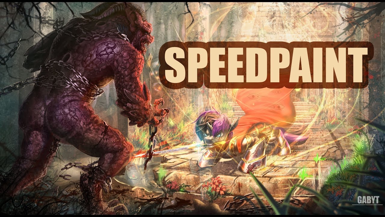 //SPEEDPAINT// Fight your monsters (Commission)
