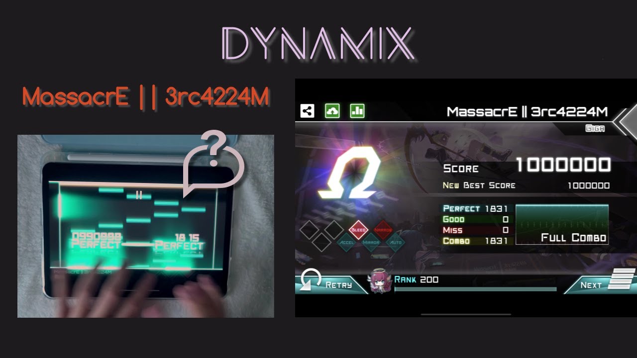 [Dynamix] MassacrE || 3rc4224M GIGA OMEGA 1,000,000 pts