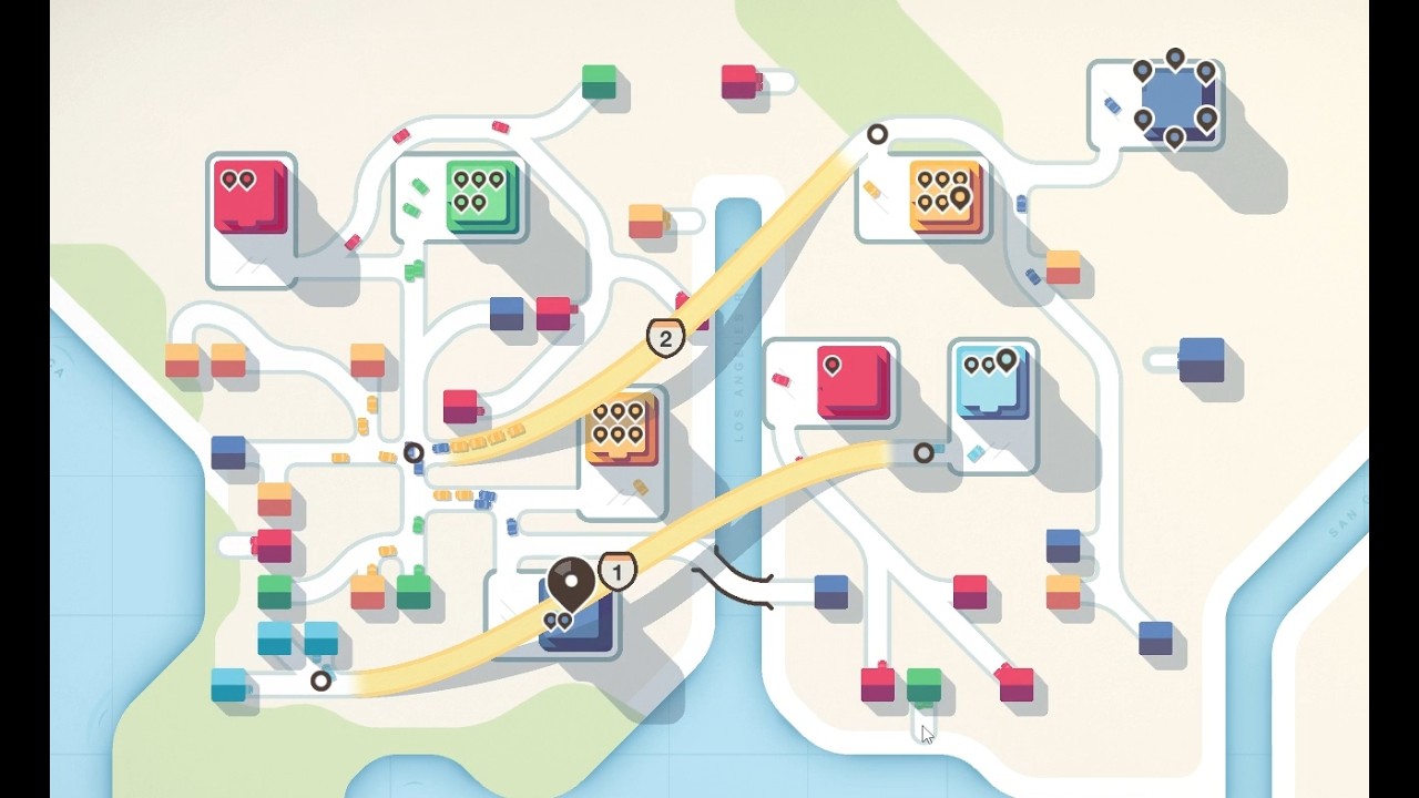 Playing Mini Motorways For The First Time