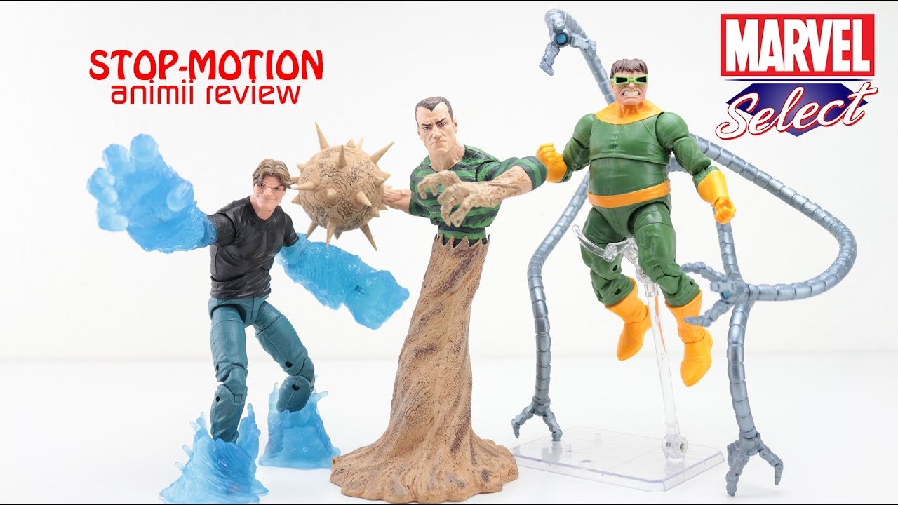 MARVEL SELECT - Sandman STOP-MOTION animii Action Figure Review