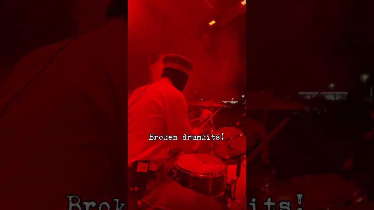 Being drummer in Kanonenfieber is hard.