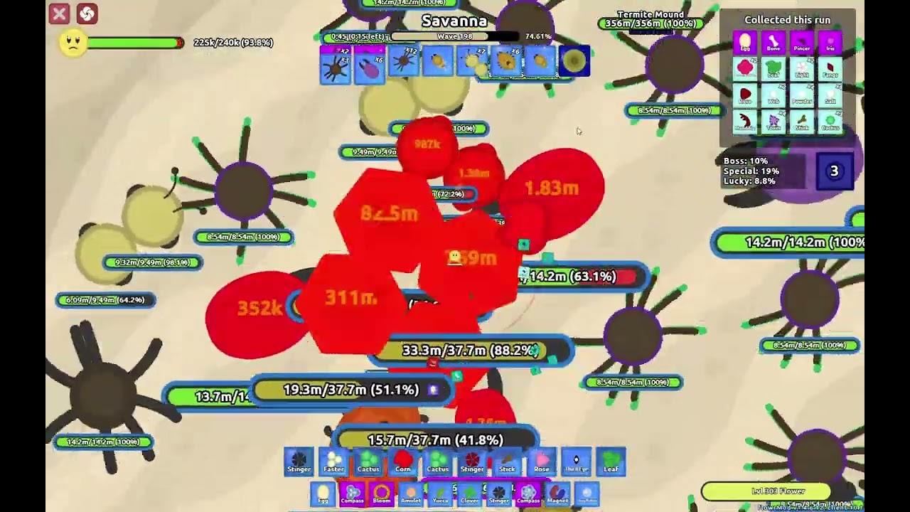 Quick run in new Savanna biome! || Flowr.fun