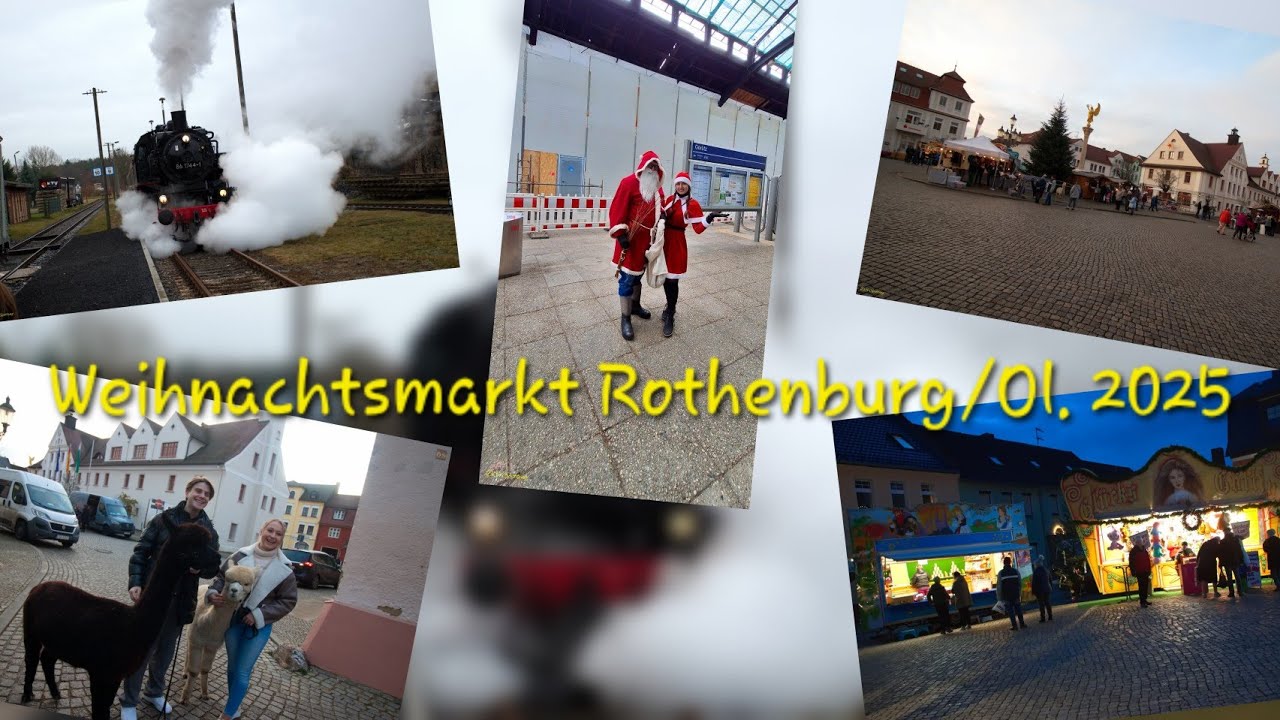#WinterSteam i #Jarmark Bożonarodzeniowy #Rothenburg/Ol. z #Vincentem #Grossem i  #Film Fabularny